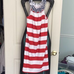 Lolly Wolly Doodle patriotic dress